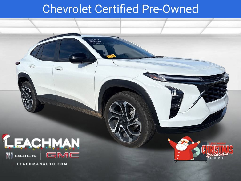 Certified 2025 Chevrolet Trax RS w/ Sunroof Package image 1