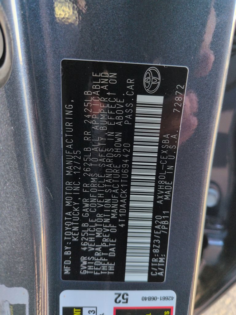 Certified 2026 Toyota Camry SE FWD image 29