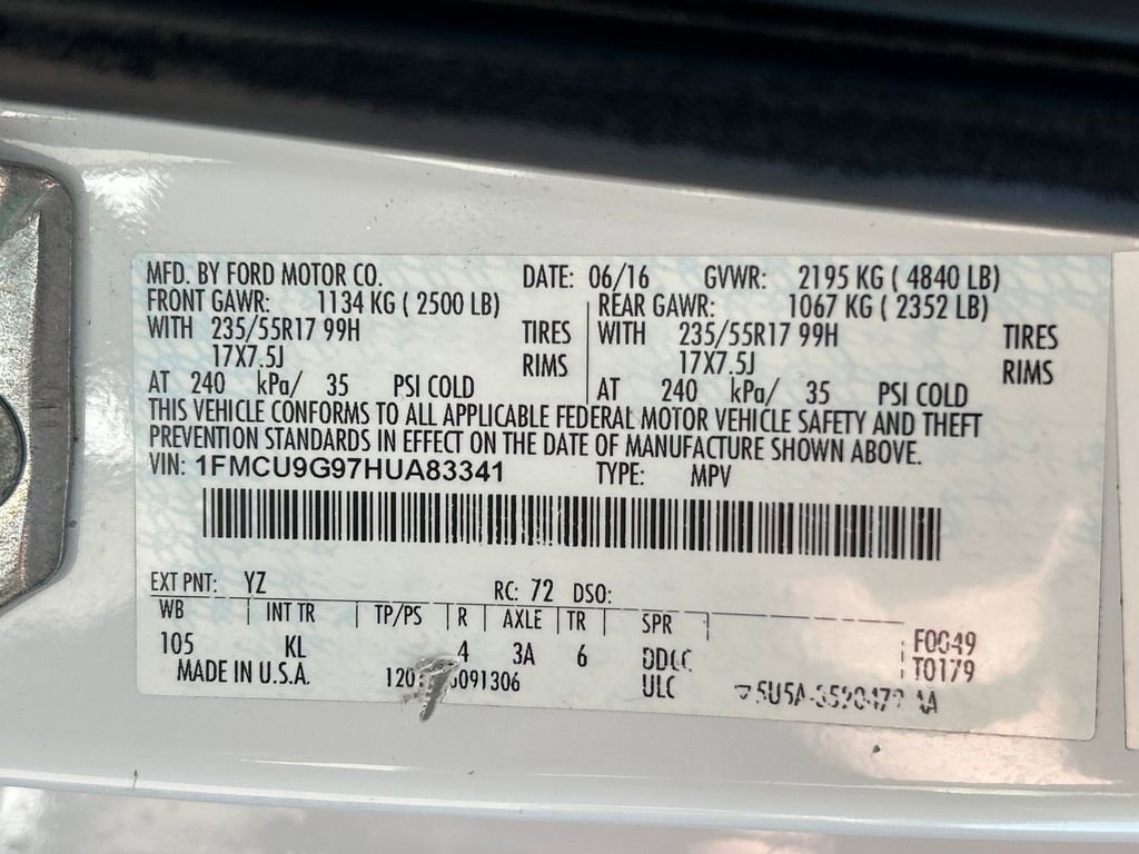 Used 2017 Ford Escape SE image 33