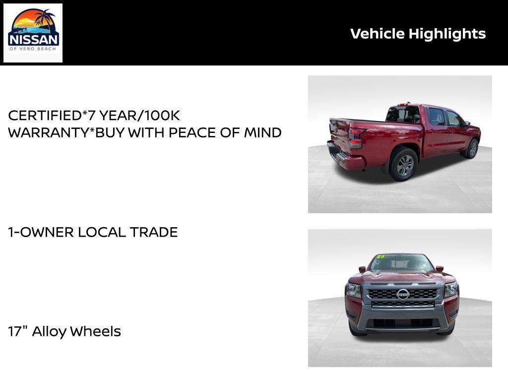 Certified 2025 Nissan Frontier SV RWD image 18