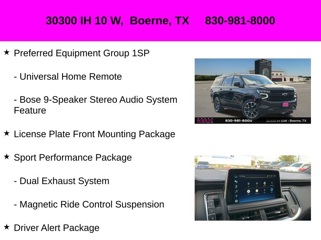 Used 2024 Chevrolet Tahoe RST w/ Sport Performance Package AWD/4WD image 30