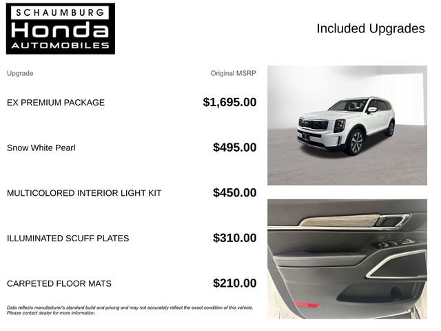 Used 2021 Kia Telluride EX w/ EX Premium Package AWD/4WD image 4