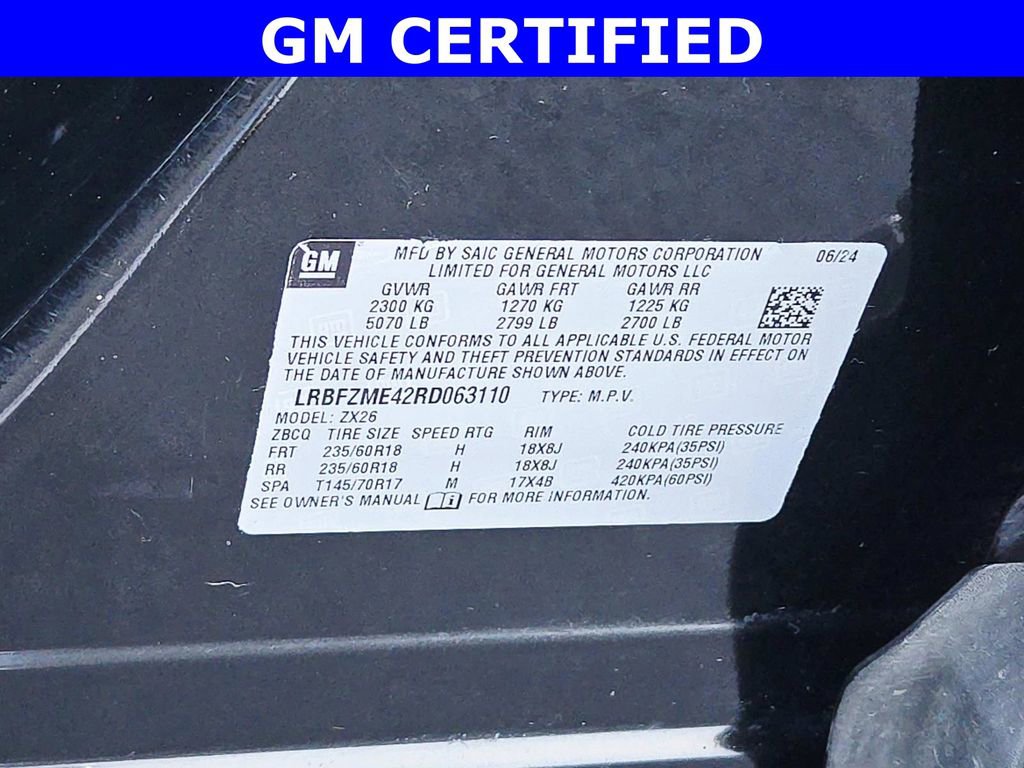 Certified 2024 Buick Envision Preferred image 37