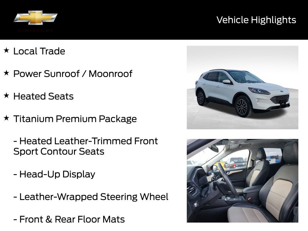 Used 2022 Ford Escape Titanium w/ Titanium Premium Package image 19