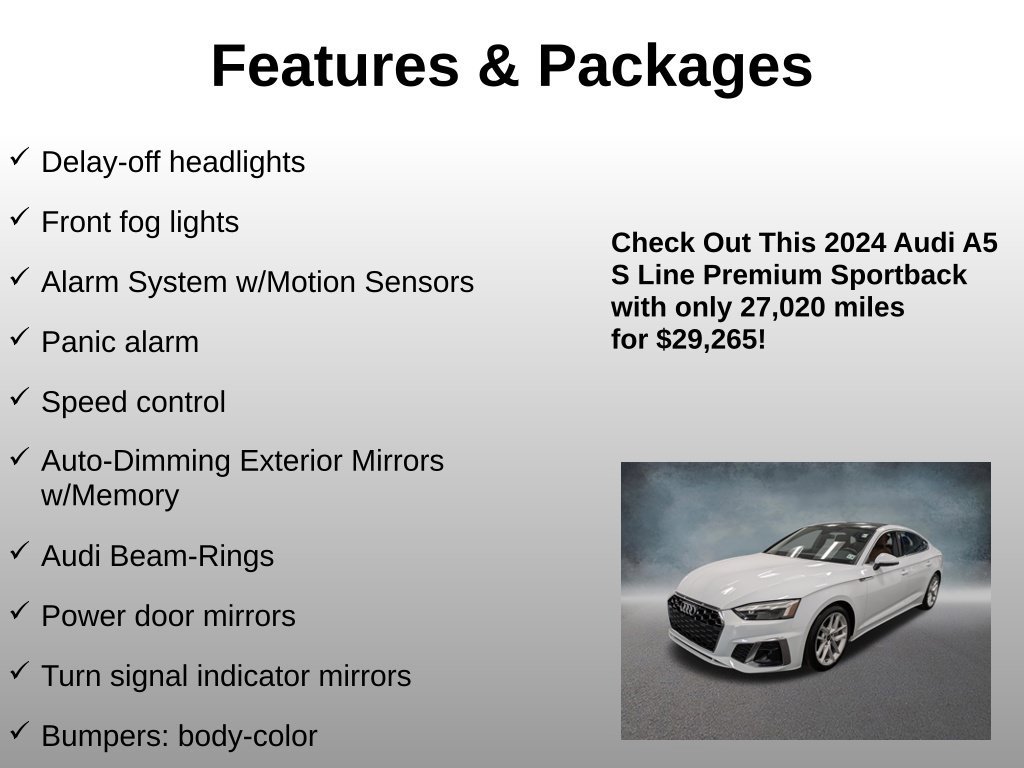 Used 2024 Audi A5 2.0T Premium w/ Convenience Package AWD/4WD image 21