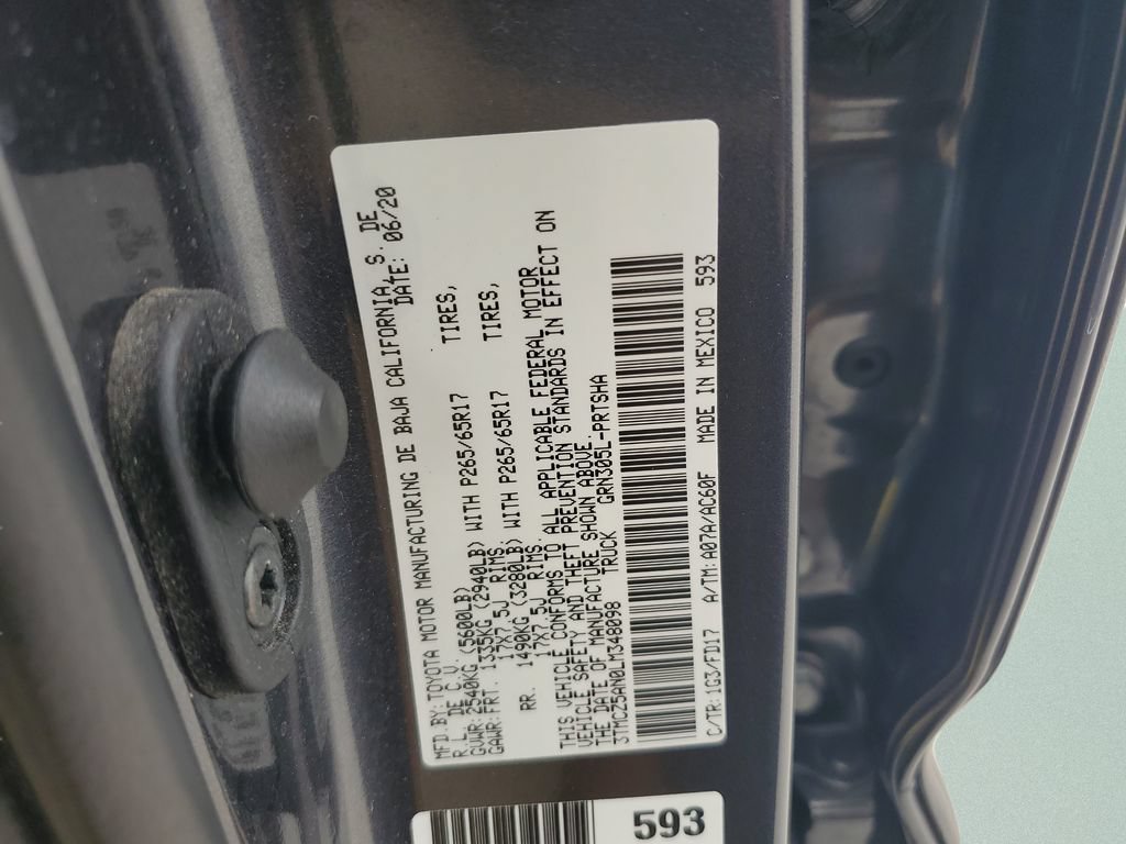 Certified 2020 Toyota Tacoma TRD Sport AWD/4WD image 24