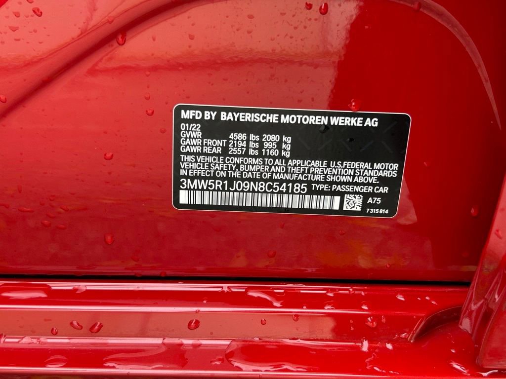 Used 2022 BMW 330i Sedan w/ Driving Assistance Package RWD image 47