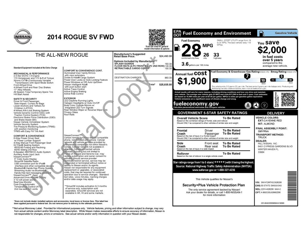 Used 2014 Nissan Rogue SV image 5