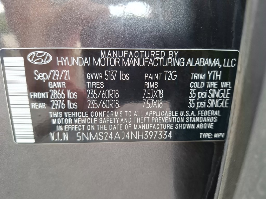 Used 2022 Hyundai Santa Fe SEL FWD image 34