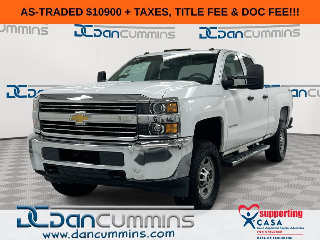 Used 2016 Chevrolet Silverado 2500 W/T w/ Snow Plow Prep Package