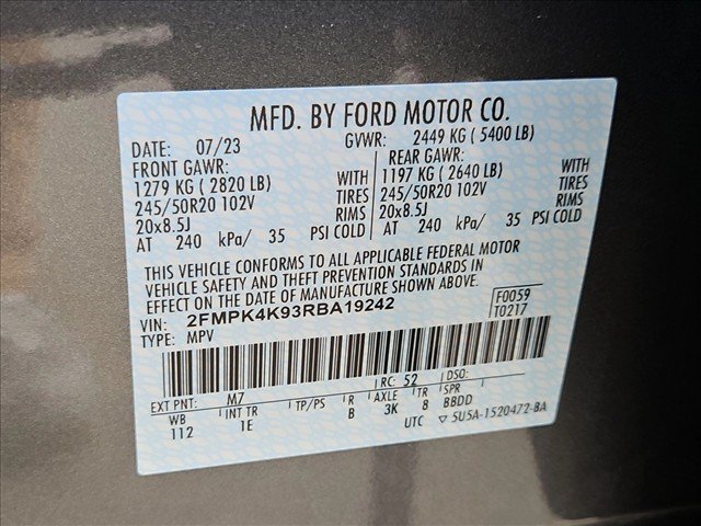 Certified 2024 Ford Edge Titanium w/ Titanium Elite Package AWD/4WD image 26