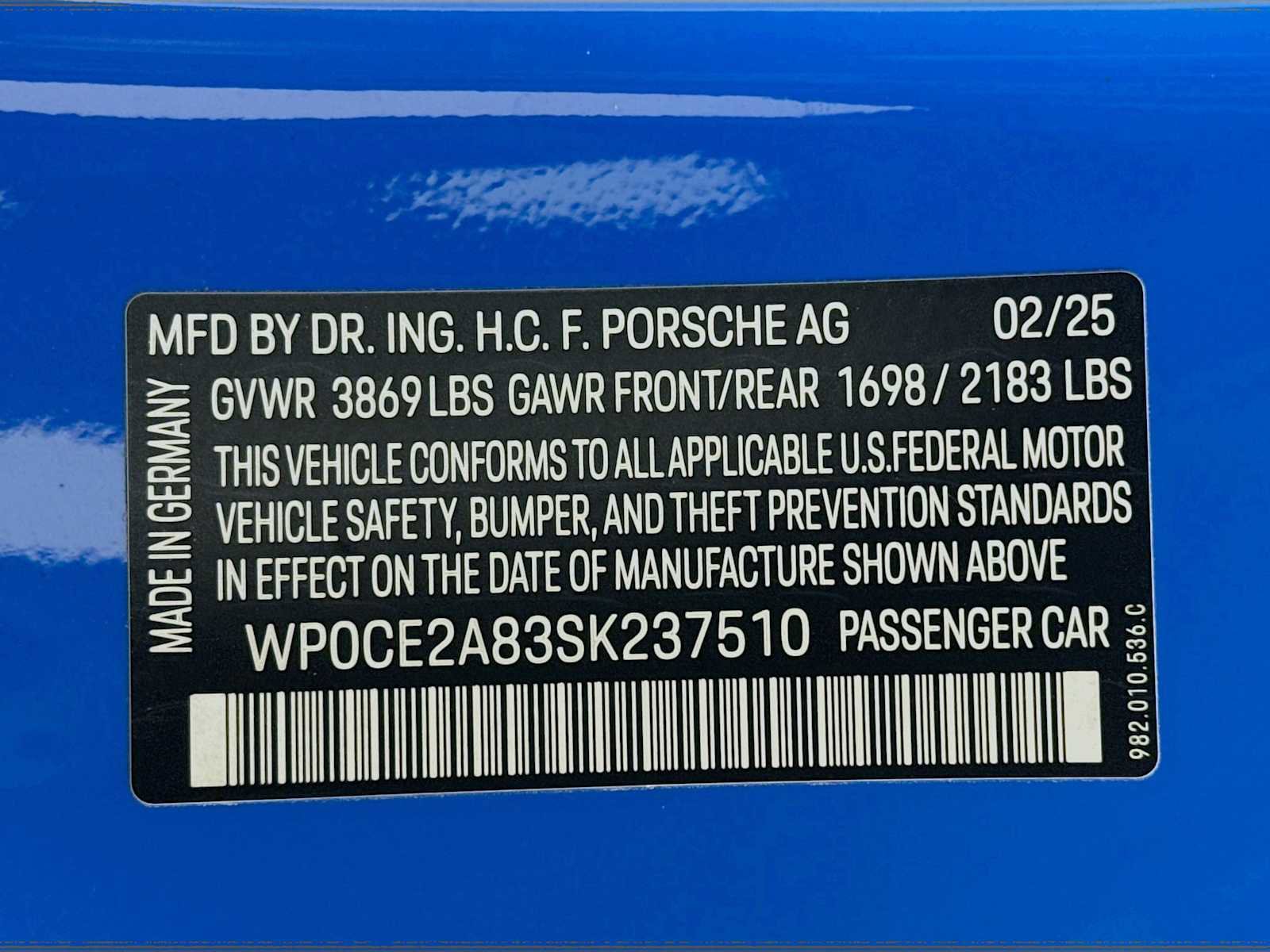 Certified 2025 Porsche 718 Boxster Spyder RS image 30