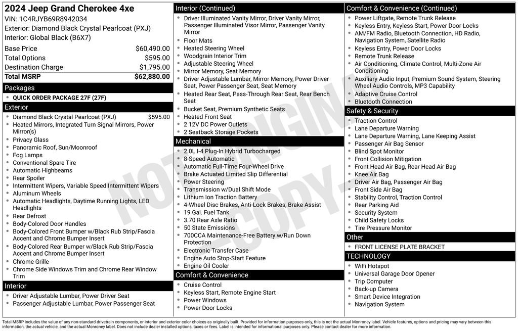 Used 2024 Jeep Grand Cherokee Limited 4xe image 41