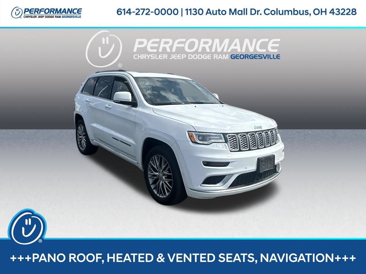 Used 2017 Jeep Grand Cherokee Summit w/ Platinum Series Group AWD/4WD image 1