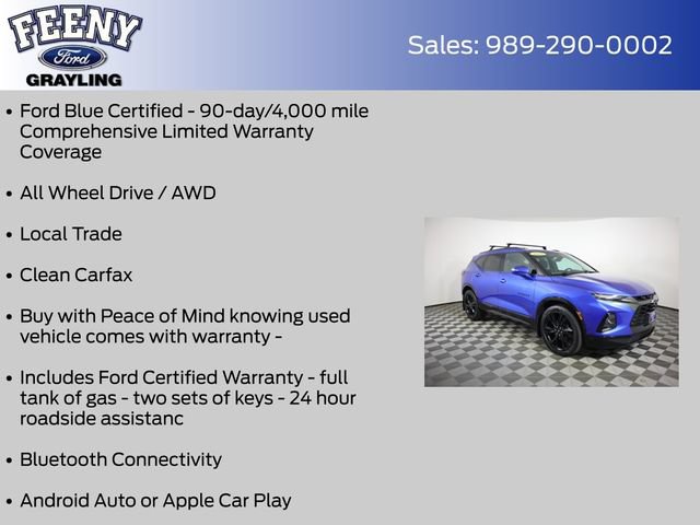 Used 2019 Chevrolet Blazer RS AWD/4WD video 4