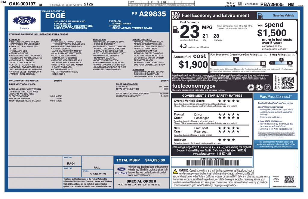 Used 2023 Ford Edge Titanium image 28