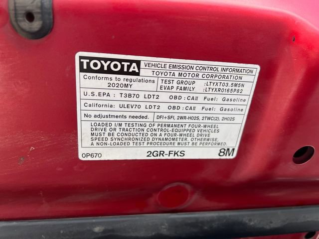 Certified 2020 Toyota Tacoma TRD Off-Road AWD/4WD image 10