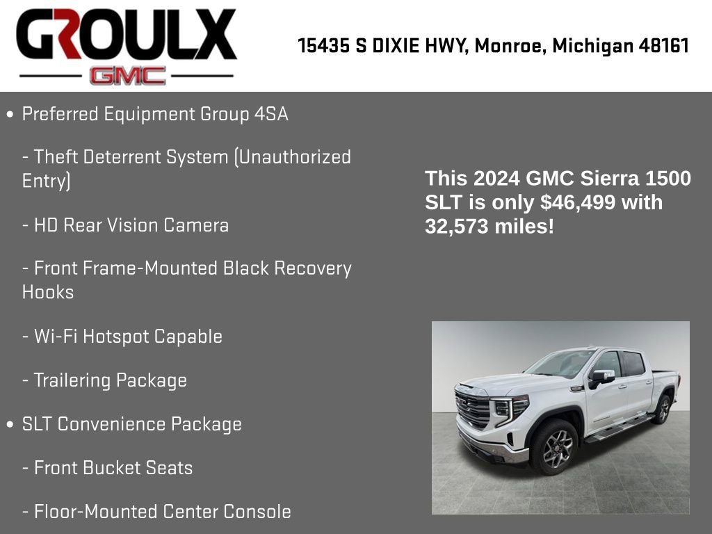 Used 2024 GMC Sierra 1500 SLT w/ SLT Premium Plus Package image 29