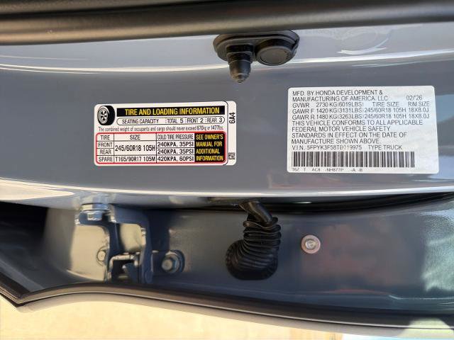 New 2026 Honda Ridgeline RTL image 33