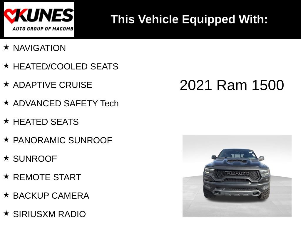 Used 2021 RAM 1500 TRX w/ TRX Level 2 Equipment Group image 3