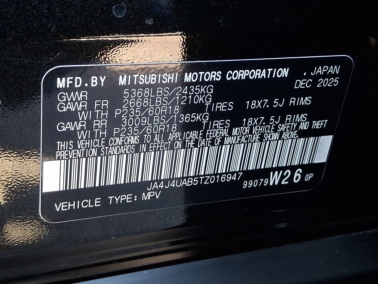 New 2026 Mitsubishi Outlander ES AWD/4WD image 20