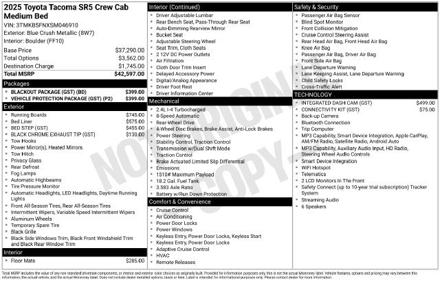 Used 2025 Toyota Tacoma SR5 RWD image 29