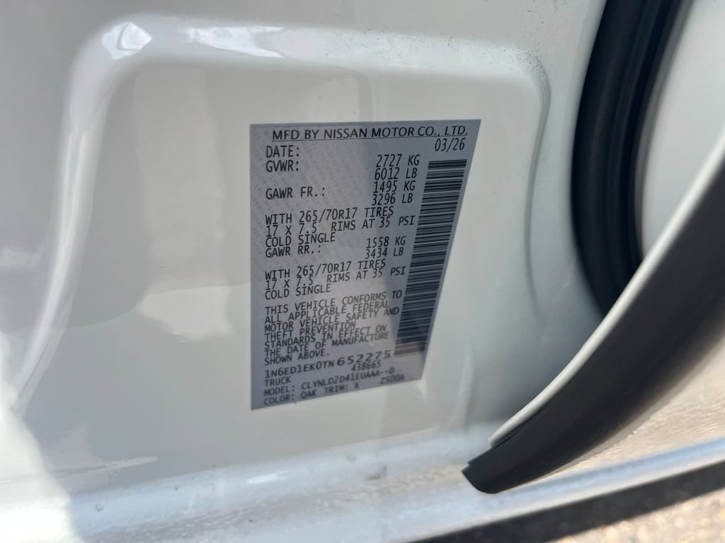 Used 2026 Nissan Frontier PRO-4X AWD/4WD image 29