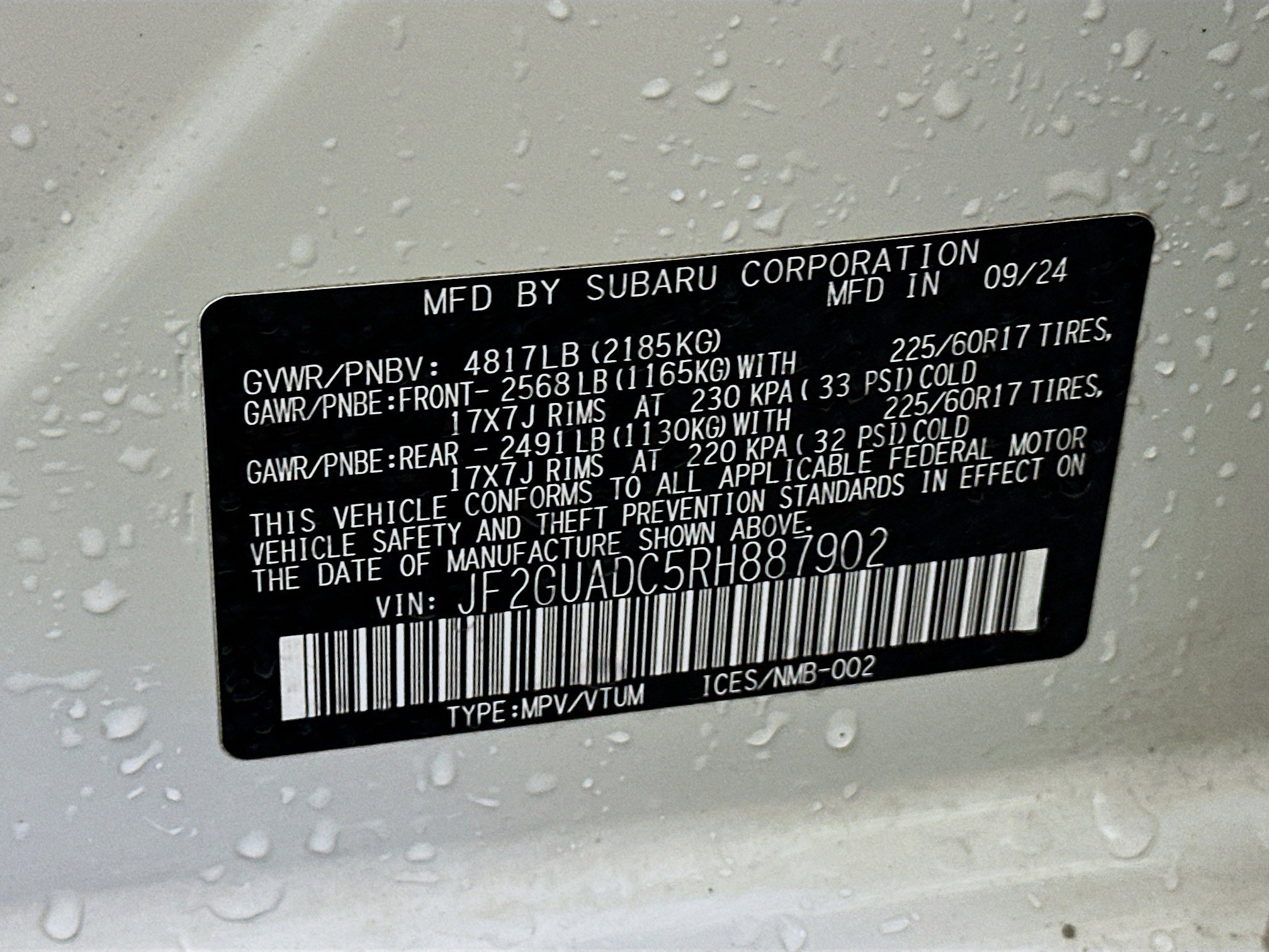 Used 2024 Subaru Crosstrek 2.0i Premium image 12