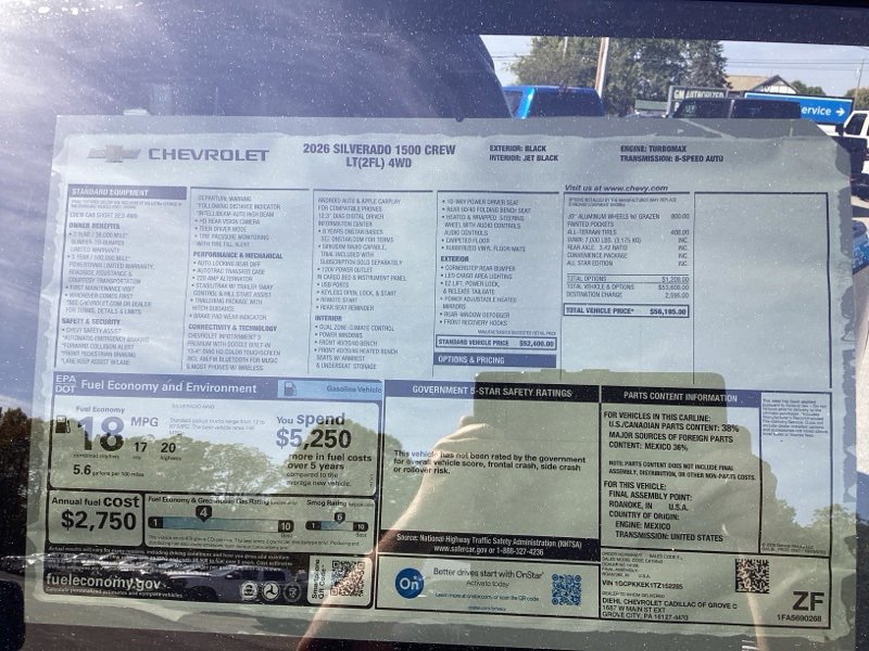 New 2026 Chevrolet Silverado 1500 LT image 16