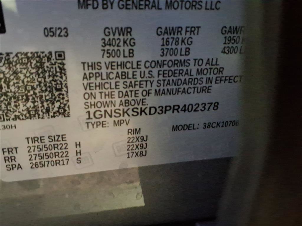 Certified 2023 Chevrolet Tahoe Premier w/ Max Trailering Package image 37