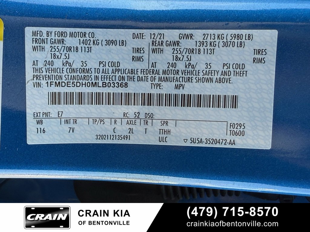 Used 2021 Ford Bronco Outer Banks image 34