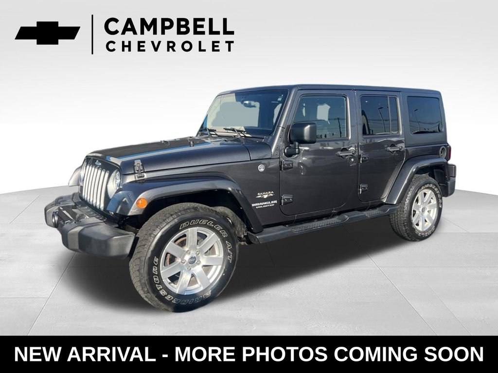 Used 2017 Jeep Wrangler Unlimited Sahara w/ Dual Top Group AWD/4WD image 1