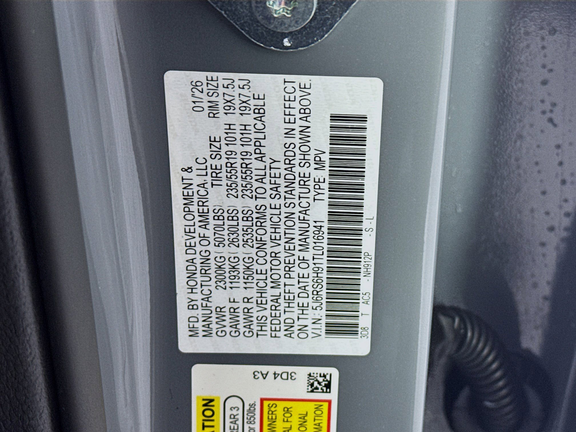 New 2026 Honda CR-V Sport Touring image 34