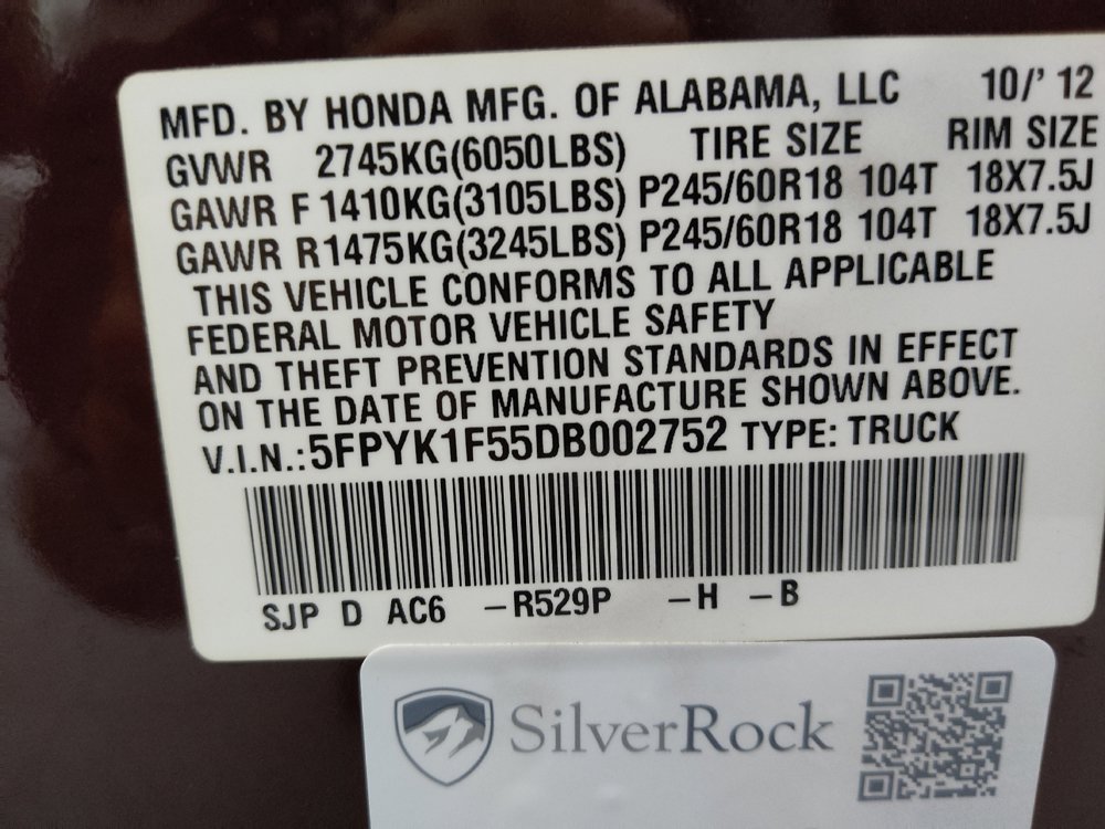 Used 2013 Honda Ridgeline RTL image 33