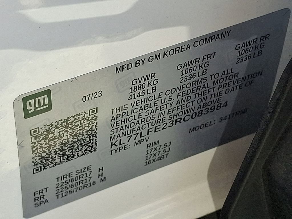 Used 2024 Chevrolet Trax LS w/ LS Convenience Package FWD image 27