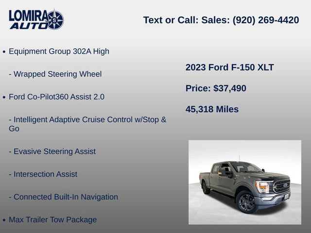 Used 2023 Ford F150 XLT w/ Equipment Group 302A High AWD/4WD image 21