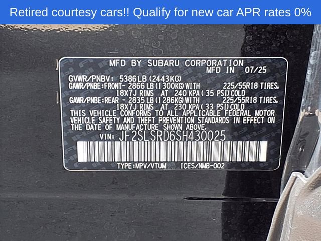 Used 2025 Subaru Forester Limited AWD/4WD image 10