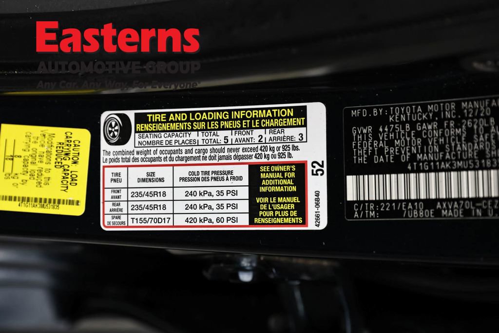 Used 2021 Toyota Camry SE FWD image 35