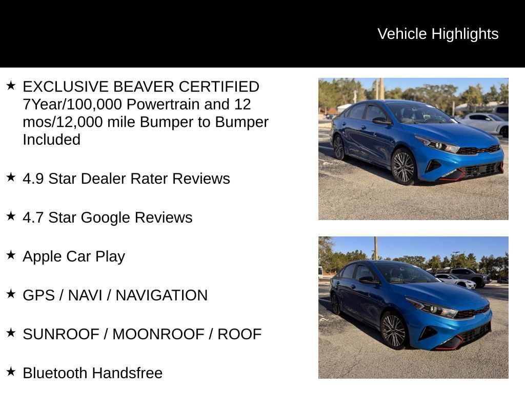 Used 2022 Kia Forte GT-Line w/ GT-Line Premium Package image 6