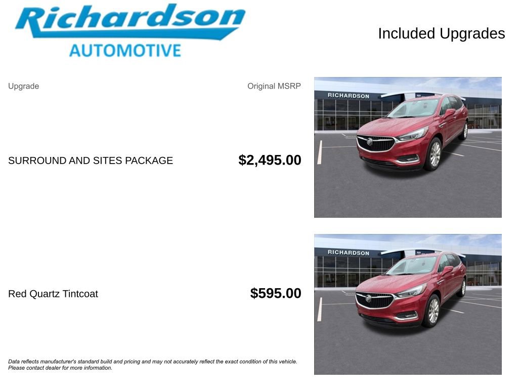 Used 2020 Buick Enclave Premium w/ Surround and Sites Package AWD/4WD image 6