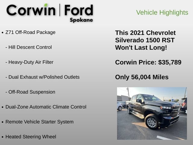 Used 2021 Chevrolet Silverado 1500 RST AWD/4WD image 14