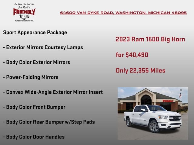 Used 2023 RAM 1500 Big Horn AWD/4WD image 30