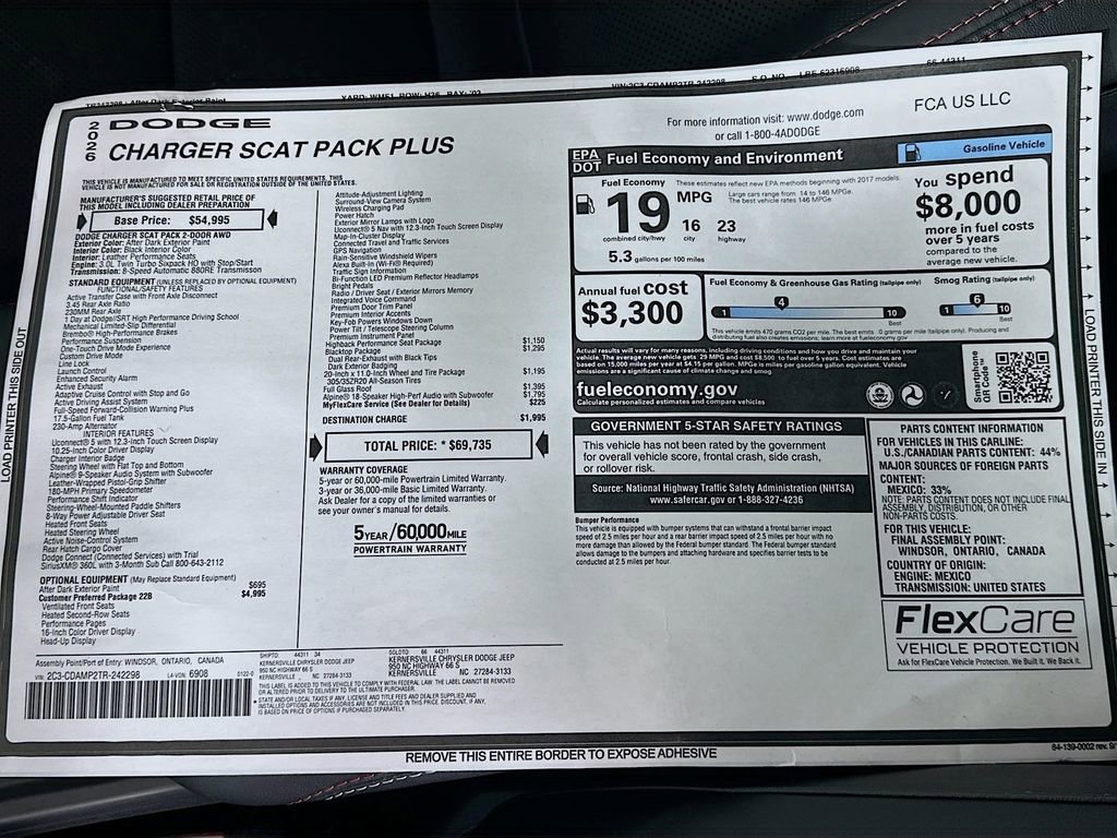 New 2026 Dodge Charger Scat Pack AWD/4WD image 21
