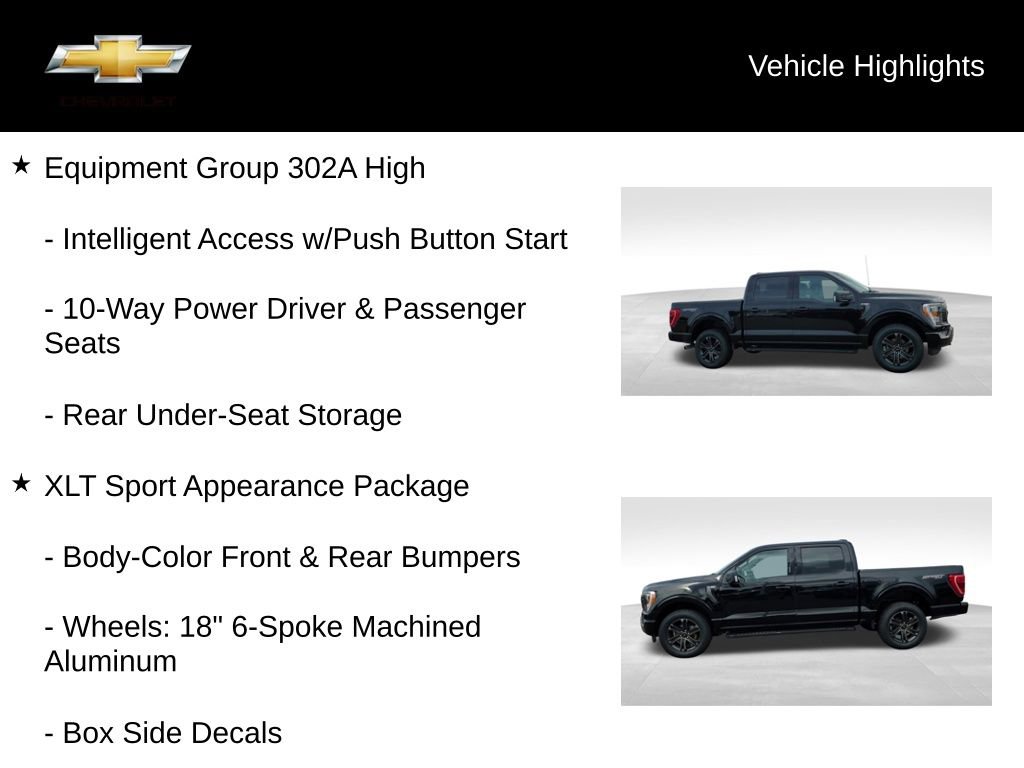 Used 2022 Ford F150 XLT w/ Equipment Group 302A High image 19