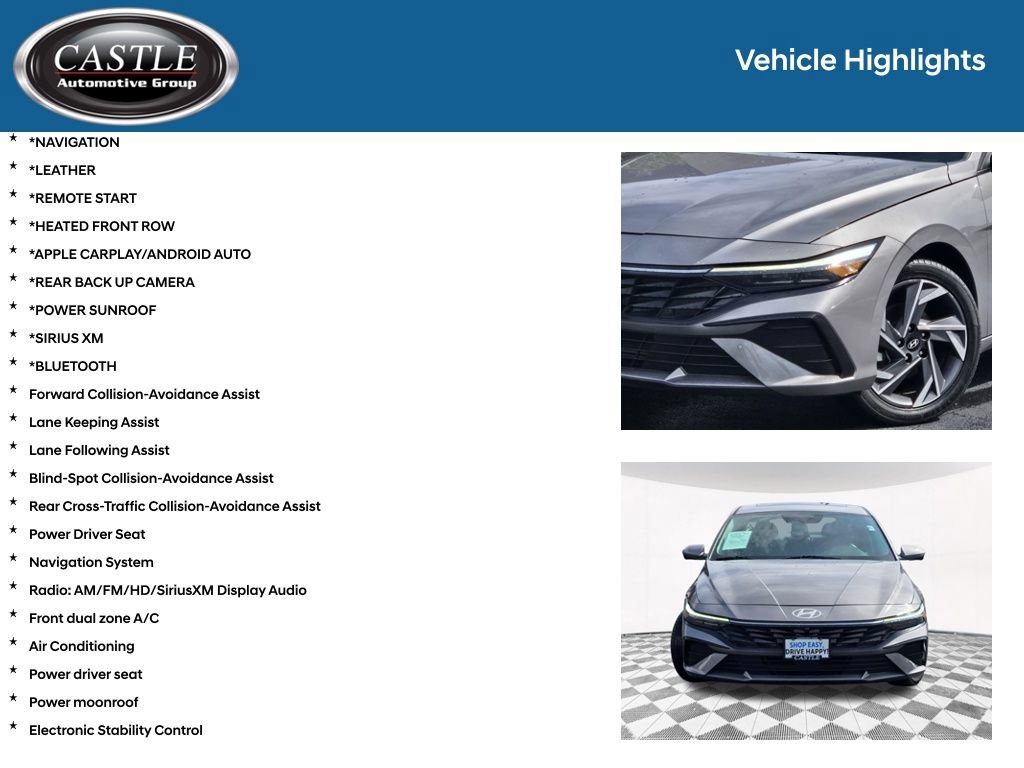 Certified 2024 Hyundai Elantra Limited FWD image 3