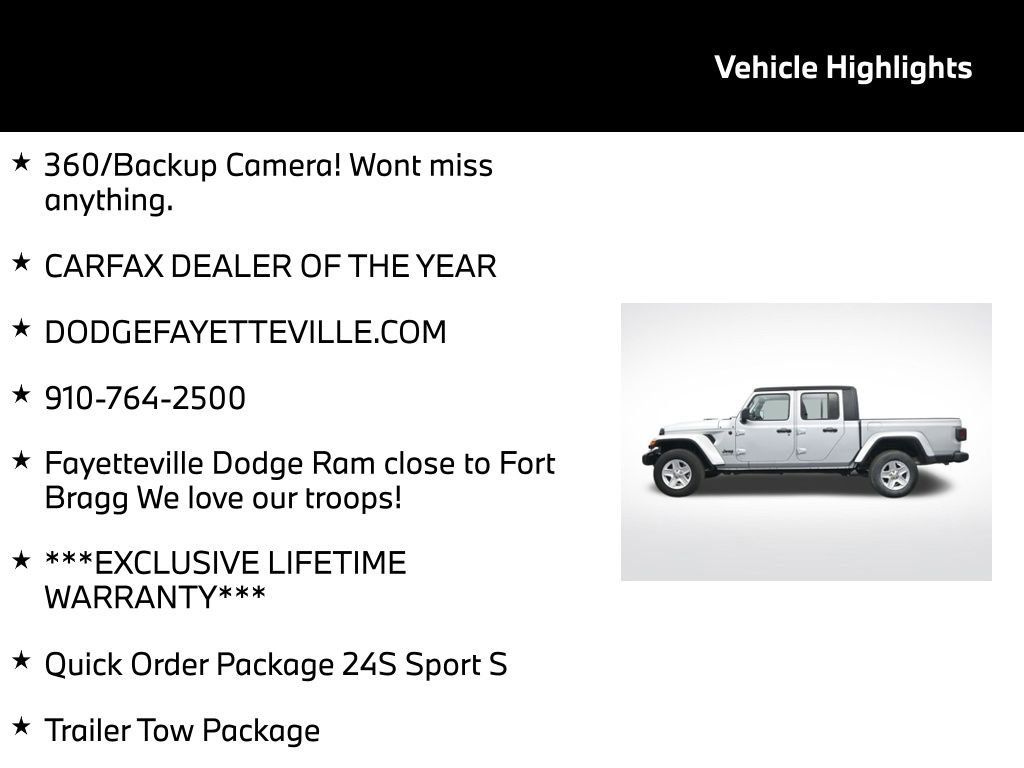 Used 2023 Jeep Gladiator Sport AWD/4WD image 5