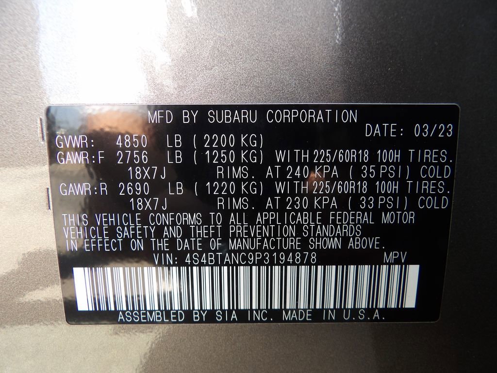 Used 2023 Subaru Outback Limited image 34