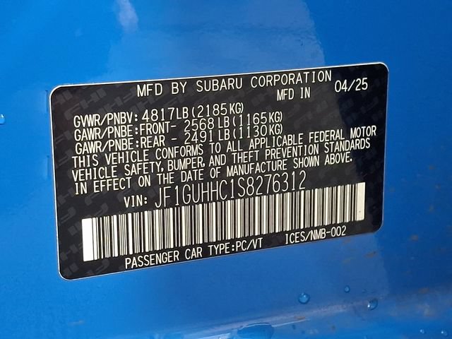 Certified 2025 Subaru Impreza RS AWD/4WD image 26