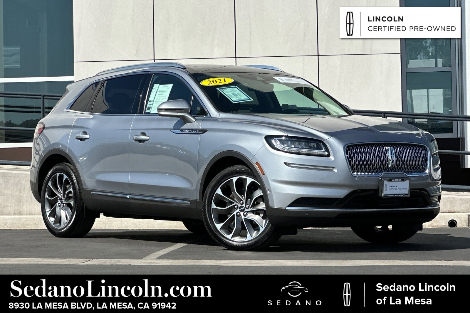 Certified 2021 Lincoln Nautilus Reserve