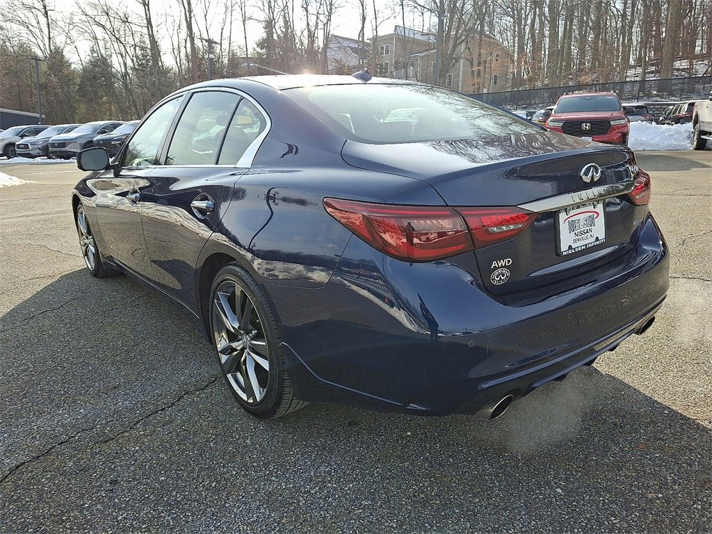 Certified 2021 INFINITI Q50 Signature Edition w/ Cargo Package image 5